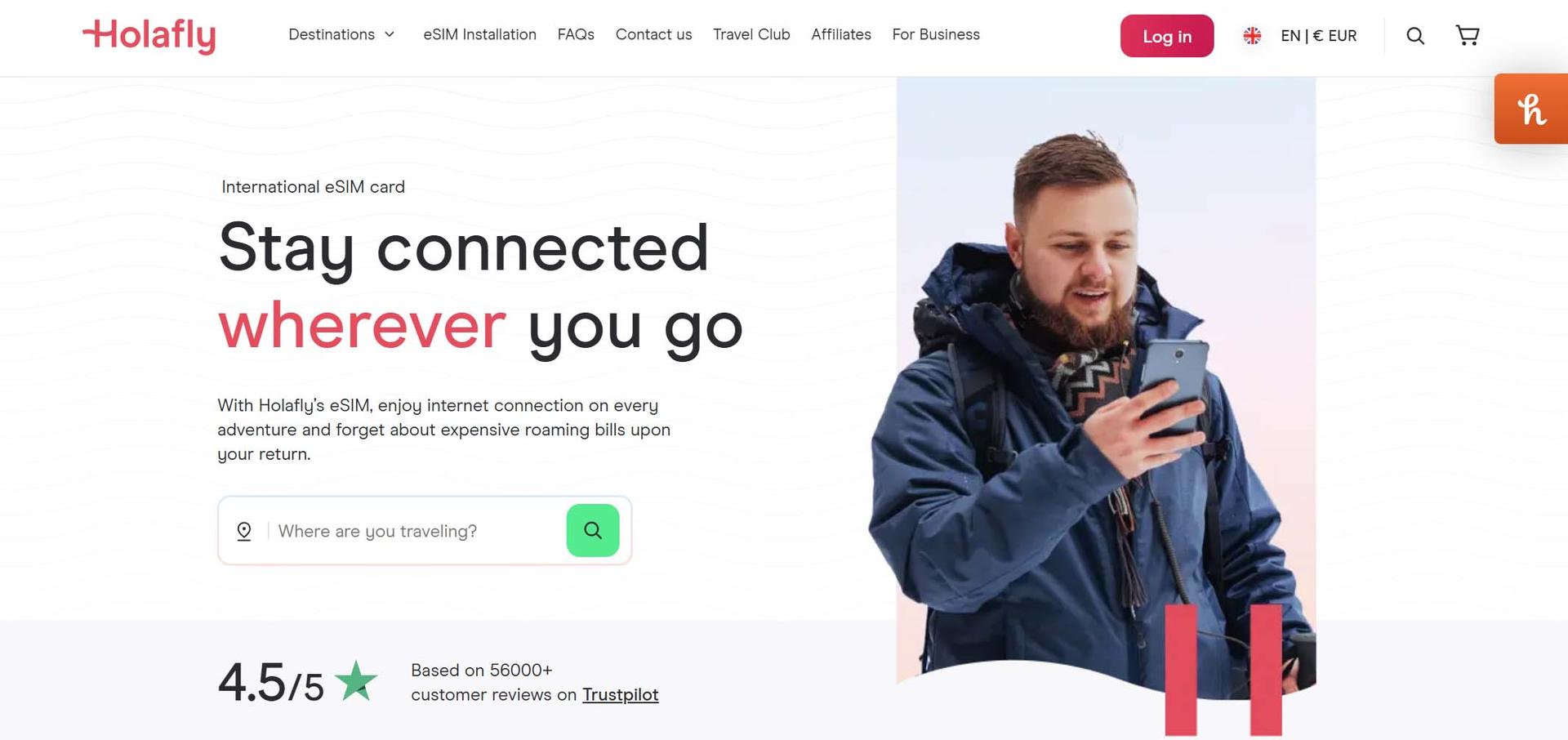 Stay connected with Holafly